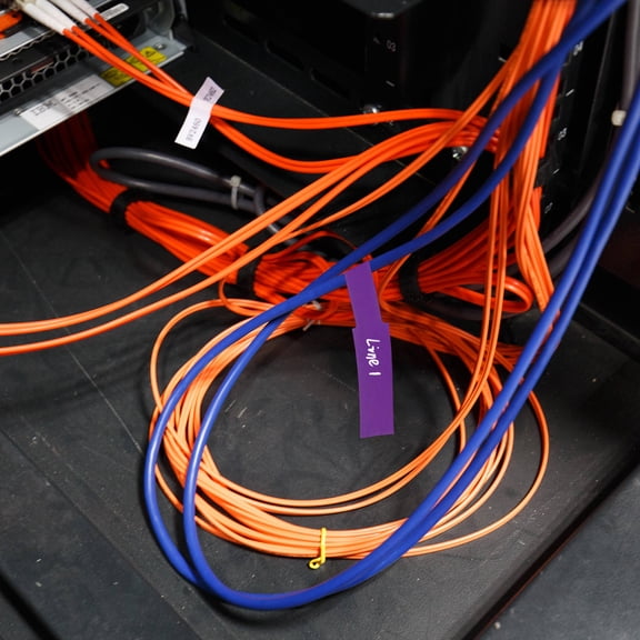 OULII Writeable Tear Resistant Cable Labels Assorted Colors for Efficient Cord Management