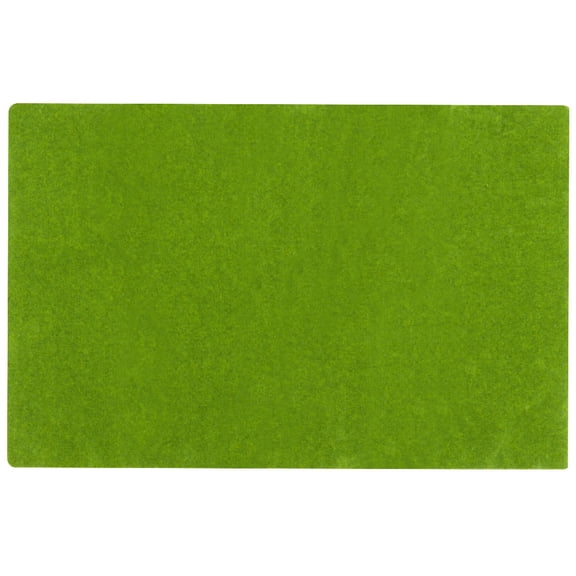 OULII Model Green Grass Mat for Train Turf Paper, 1 Pack, 39.37 x 13.78 x 0.39 inches, Ideal for Living Room