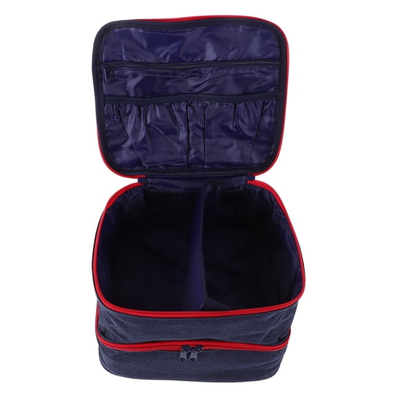 OULII Portable Folding Storage Bag with Large Capacity for Nail Supplies and Craft Tools