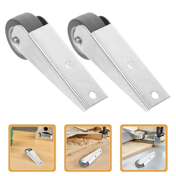 OULII mobility wheels Door Roller Silver Galvanized Steel for Furniture 4pcs