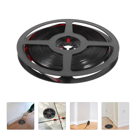 OULII Tile Edge Trim Black Self Adhesive Wall Molding Peel and Stick Easy Install