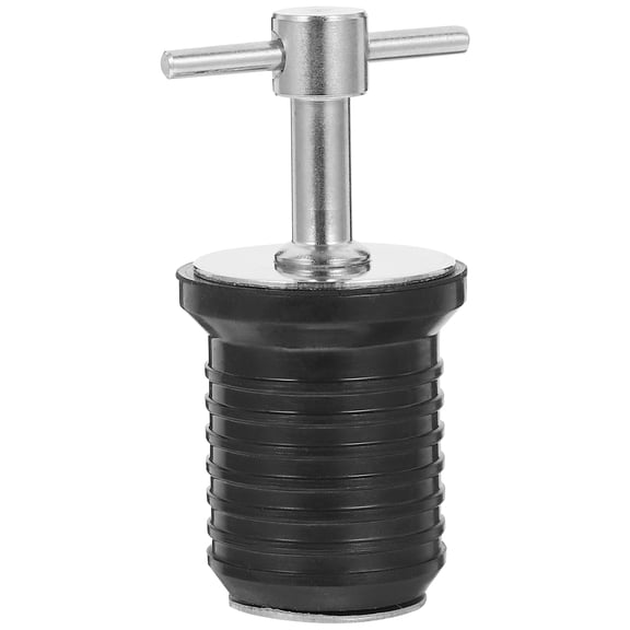 OULII Black Stainless Steel Boat Drain Plug Lightweight Kayak Scupper and Easy to Install