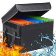 thumbnail image 1 of OUMIFA Fireproof File Box File Storage Box, Black, 1 of 9