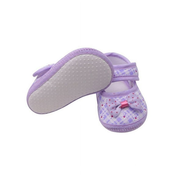 OUMY Baby Infant Girls Big Bow Polka Dot Princess Shoes 0-18M