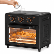 Ounin 12 QT Air Fryer Toaster Oven with Steam Infusion, 6-in-1 Compact Steam Oven Countertop with Rapid Steam, Air Fry, Vapor Bake, Steam Clean, Bake, Dried, Ferment, Stainless Steel