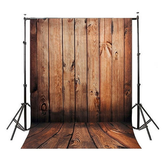 OUNONA 1.5x1m Wood Floor Photography Backdrop, Red Wood Photo Background for Photo Shoots and Props