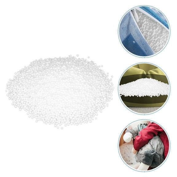 OUNONA 1 Bag Bean Bag Filler Beads Bean Bag Beads Refill Bean Bag Fill Pillow Filling Bean Bag Chair Fillings Pillow Filling Stuffing Couch Filler Stuffing