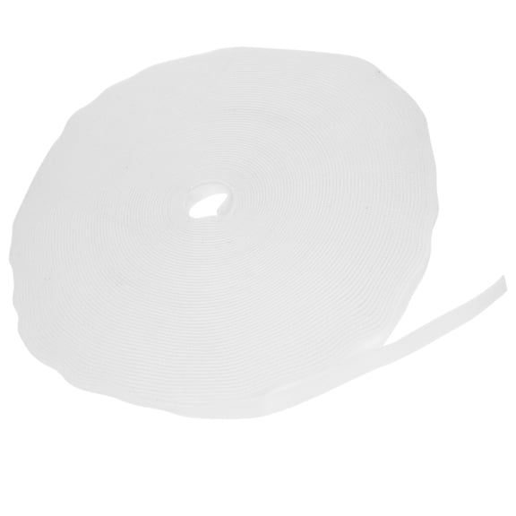 OUNONA Self Adhesive White Cord Organizer Strap Flexible and Reusable for Cable Management