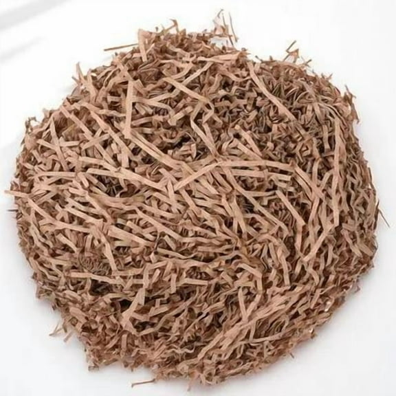 OUNONA 1 Pack Crinkle Paper Shred Light Brown Decorative Protection for Transportation Protection