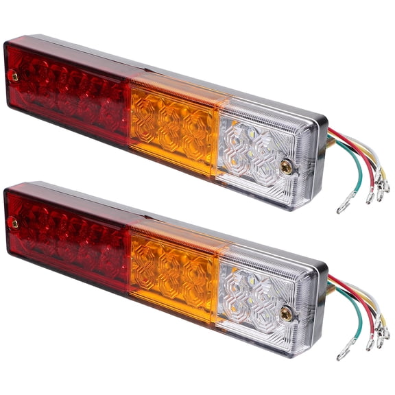OUNONA 1 Pair F-081 LED Trailer 10-30V Signal Running Lamps for Trucks and Trailers
