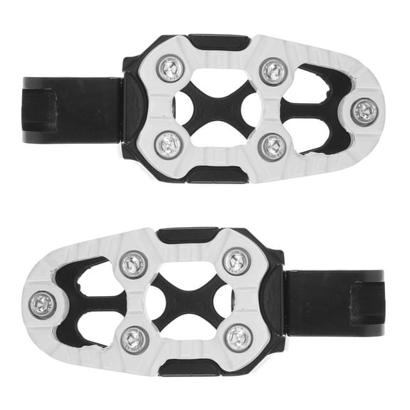 OUNONA 1 Pair Footrest Rear Folding Foot Pegs Motorcycle Foot Pegs Aluminum Anti Slip Rear Footrests for Male Riders for Various Bike Models