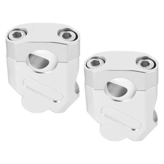 OUNONA 1 Pair Handlebar Riser For Motorcycle Adjustable Height And Position Handlebar Riser Mount Clamp Motorcycle Handle Bar Adapter