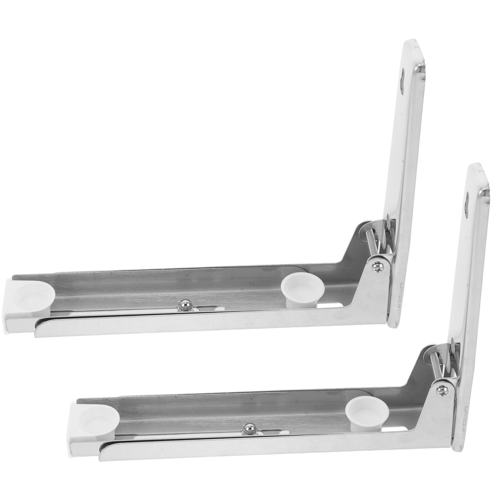 OUNONA 1 Pair Microwave Oven Wall Mount Rack Steel Oven extension-type Shelf Microwave Oven Wall Frame Wall Mount Microwave Oven Bracket Metal Oven Stand Microwave Oven Bracket