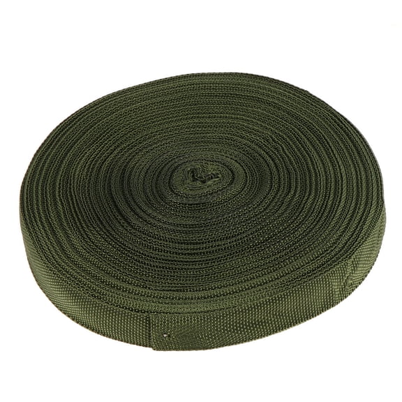 OUNONA 1 Roll 50Mx2CM Polypropylene Dark Green Nylon Plain Weave Ribbon Lanyard Clothing Ribbon Solid Color Belt Party Decoration