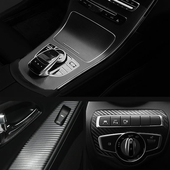 OUNONA 1 Roll Carbon Fiber Wrap Film Carbon Fiber Wrap Sticker 4D Wrap Sticker