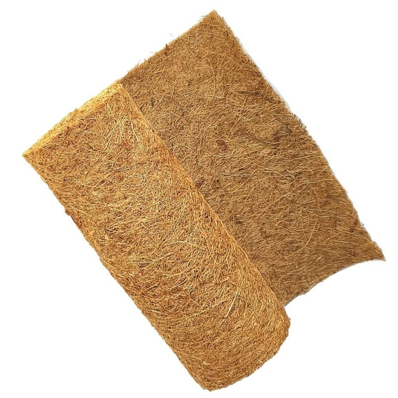 OUNONA 1 Roll Coconut Coir Floor Mat Orange Coconut Fibre Pad for Home Decoration