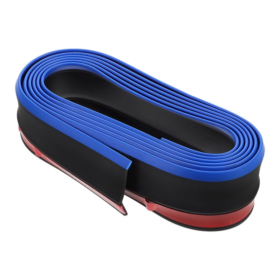 OUNONA 1 Roll Of Universal Car Protector Anti-Collision Rubber Strip For Front Bumper Rear Lips Front Splitter Car Repairing Accessory