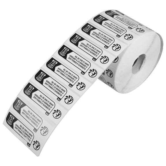 OUNONA 1 Roll Recycling Sticker For Recycle Self-adhesive Recycle Trash Sorting Label Sticker