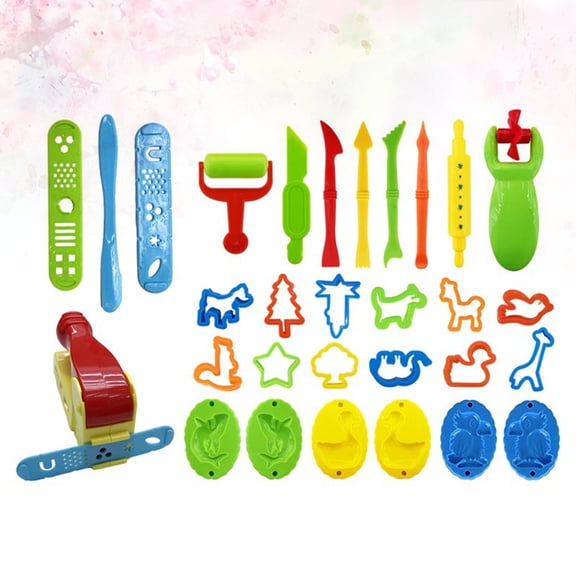 OUNONA 1 Set/30pcs Assorted Clay Tools for Myriad Creative Activities