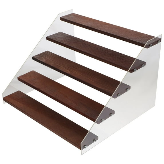 OUNONA Acrylic Figurine Display Stand Set, Multi-Functional Shelves for Home Decor and Collectibles Organization