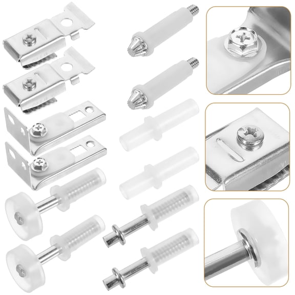 Homoyoyo Stainless Steel Bifold Door Hardware Kit, 1 Set, Easy to Install for Smooth and Door
