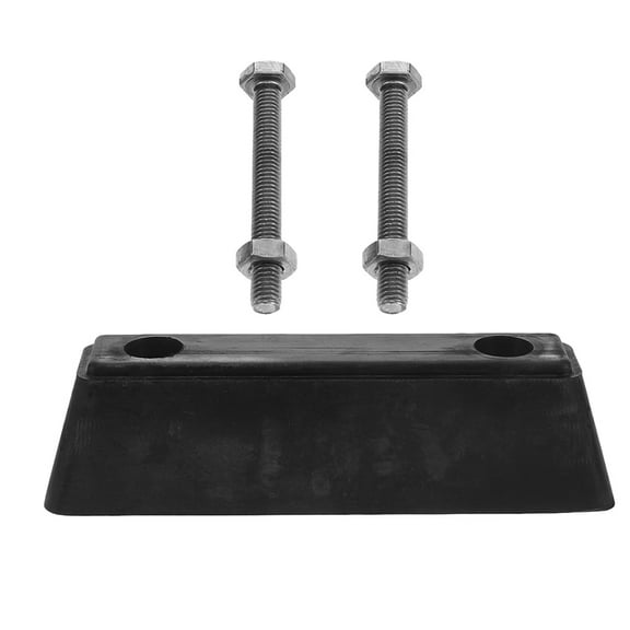 OUNONA Trailer Bumper Guard Set, Rubber Rear Bumper Stopper, Door Holder Protector for Trailer Safety and Impact Prevention