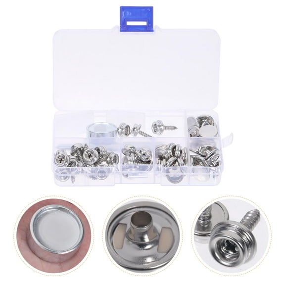 OUNONA 1 Set Canvas Snap Kit Snap Fastener Tool Clothing Furniture Snap Fastener