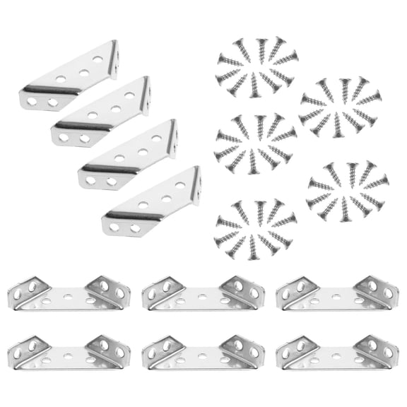 OUNONA 1 Set Corner Connector Stainless Steel Corner Brace Corner Brace Furniture Corner Connectors