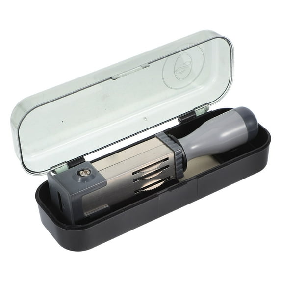OUNONA 1 Set Date Stamp Portable Metal Multi Purpose Stamper Tool For General Users At Home