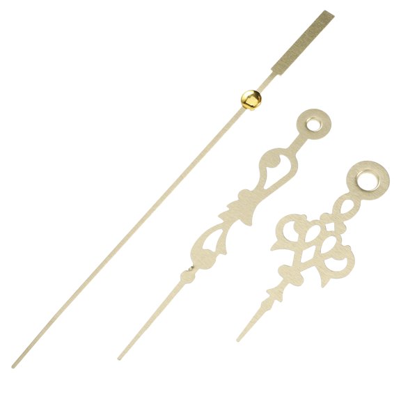 WEAVILUX Professional Clock Pointers Clock Accessories Metal 1 Set Golden
