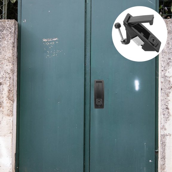 OUNONA 1 Set Easy Installation Box Panel Lock Zinc Alloy For Electrical Doors