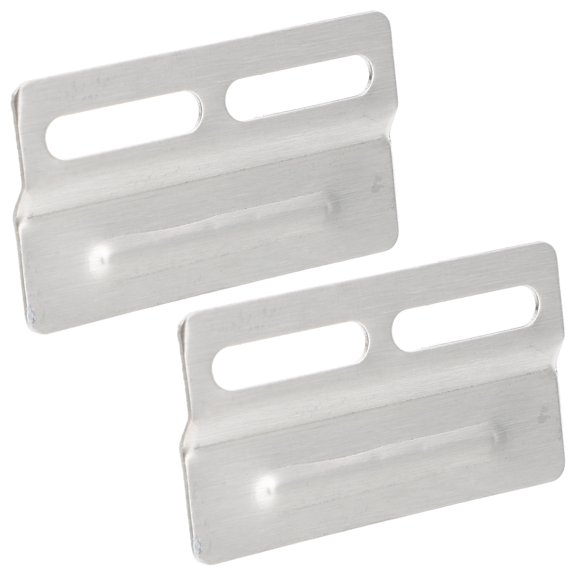 Tineasur Folding Cabinet Door Hinge Range Hood Hook Silver Stainless Steel 1 Set