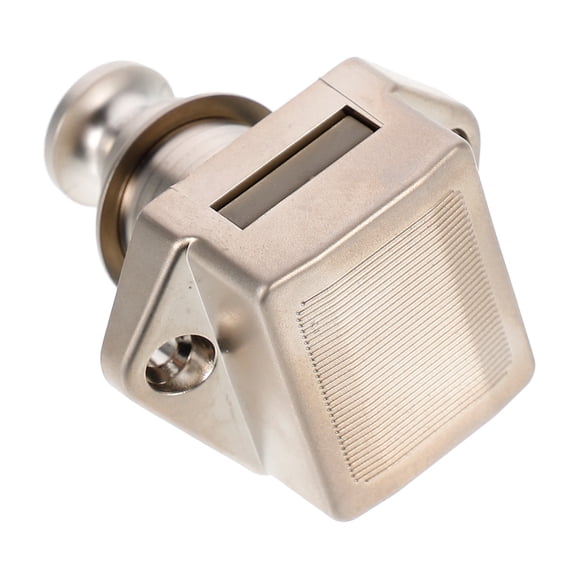 OUNONA 1Set Rv Cabinet Lock Push Latch Plated Silver Keyless Button for Drawer and Cupboard