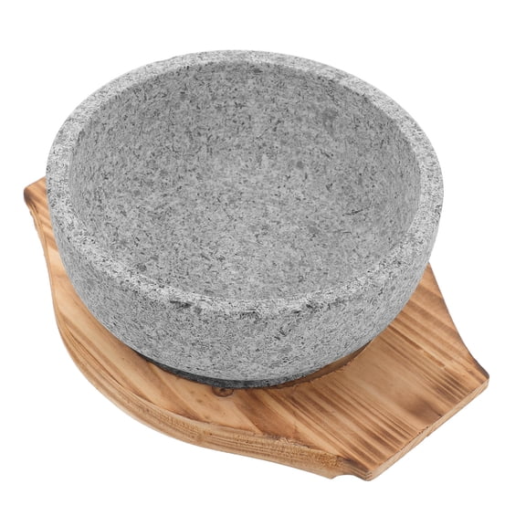 OUNONA Korean Stone Serving Bowl Set for Family Meals - Kitchen Tableware for Hot Soups and Rice