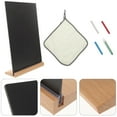 thumbnail image 1 of OUNONA 1 Set Memo Board Erasable Blackboard Wooden Message Board Sign Chalkboard for Shop Home, 1 of 8