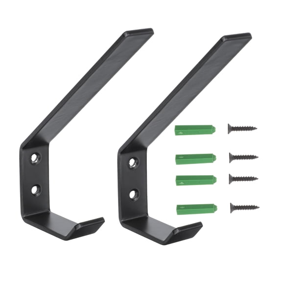 OUNONA 1 Set Motorcycle Wall Hook Stainless Steel Black Rack Hanger for Motorcycle