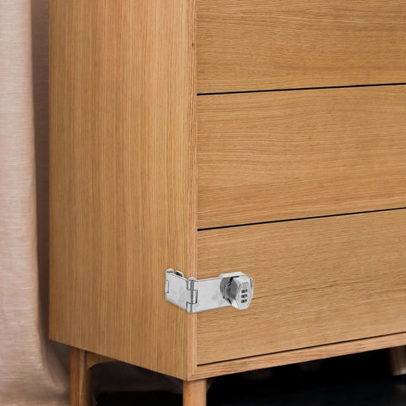 OUNONA 1 Set Of Password Package Lock Cabinet Lock Kitchen Cabinet Lock Kitchen Drawer Lock Metal Lock Combination Lock For Cabinet Metal Drawer Lock