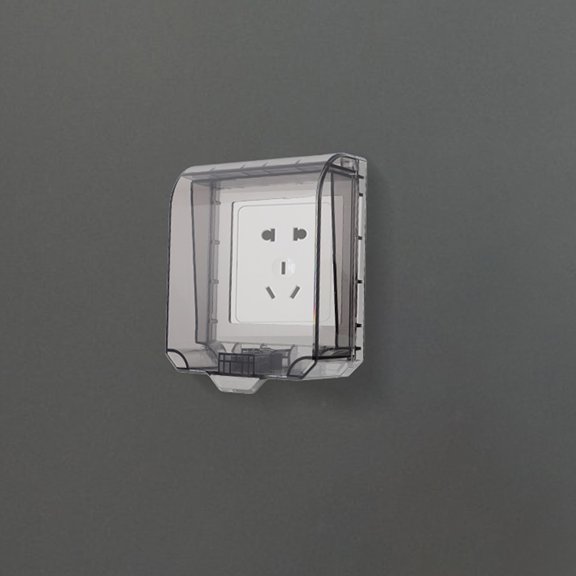 OUNONA 1 Set Outdoor Waterproof Socket Cover Outdoor Plug Cover Waterproof Plug Cover