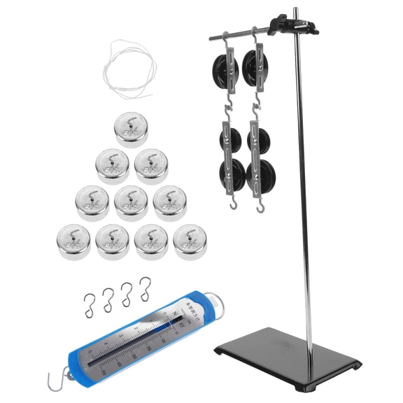 OUNONA Multi-Functional Pulley Block Set for Physics & Mechanics Education, Science Experiment Tool for Classroom and Learning