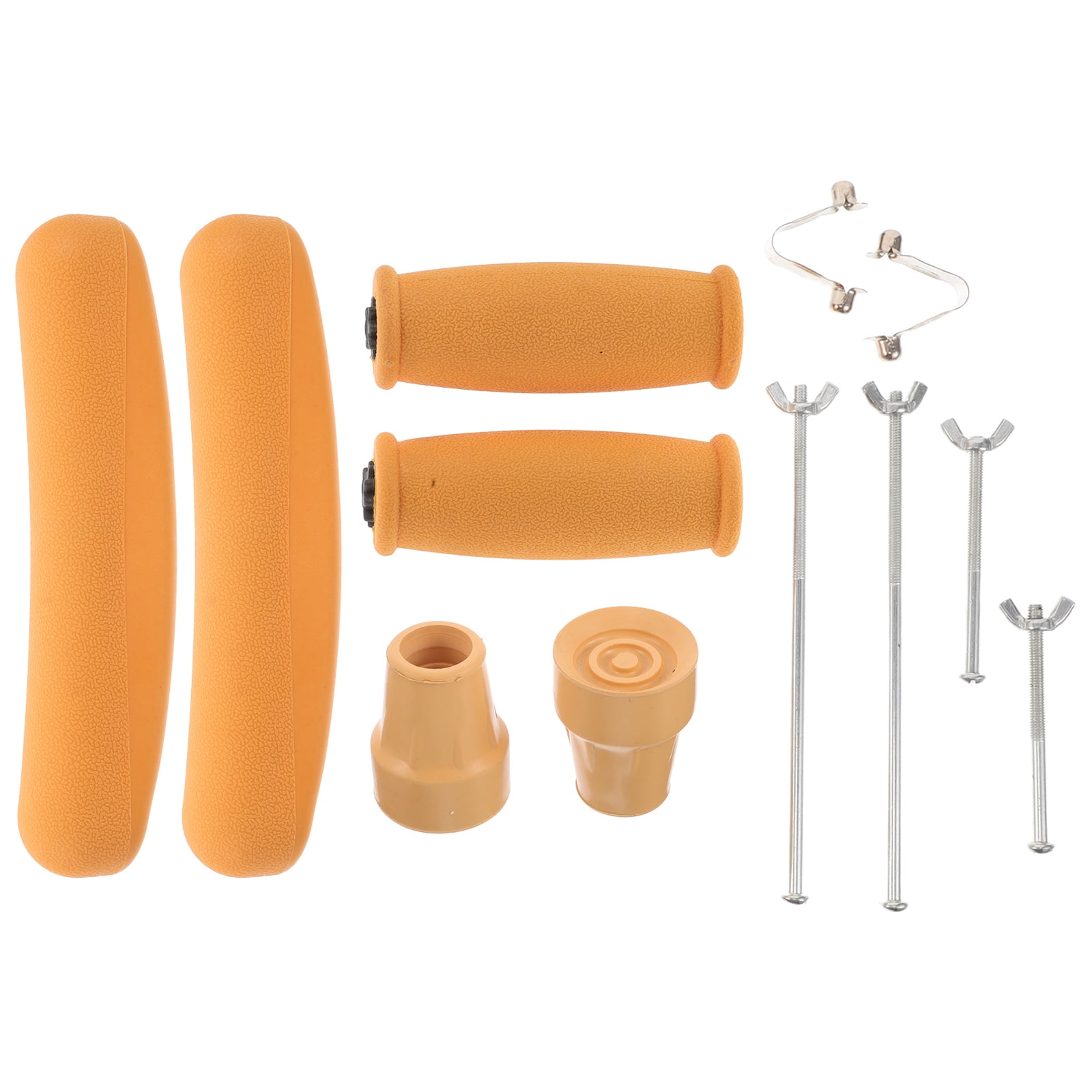 OUNONA 1 Set Replacement Crutch Pads For Armpits And Hand Grips Non-Slip Rubber Tips For Walking Canes Handle Grips Comfortable Crutch Armpit Pad
