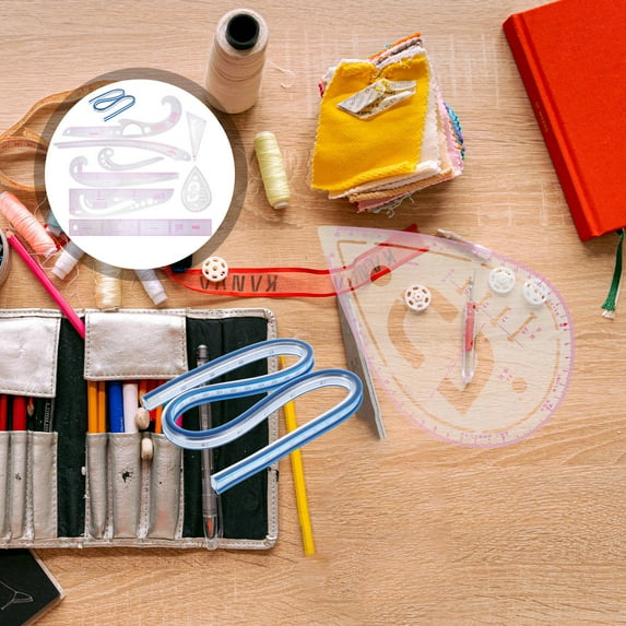 OUNONA 1 Set Sewing Ruler Tailor Sewing Ruler French Curve Ruler Pattern Making Ruler