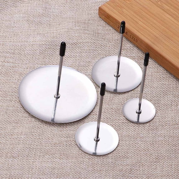 OUNONA 4-Piece Stainless Steel Cake Decorating Flower Nails and Lifters Set Essential Pastry Tools for Baking