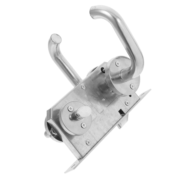 FOLOYORI 1Set Emergency Escape Door Lock Stainless Steel Fireproof Safety Lock for Industry