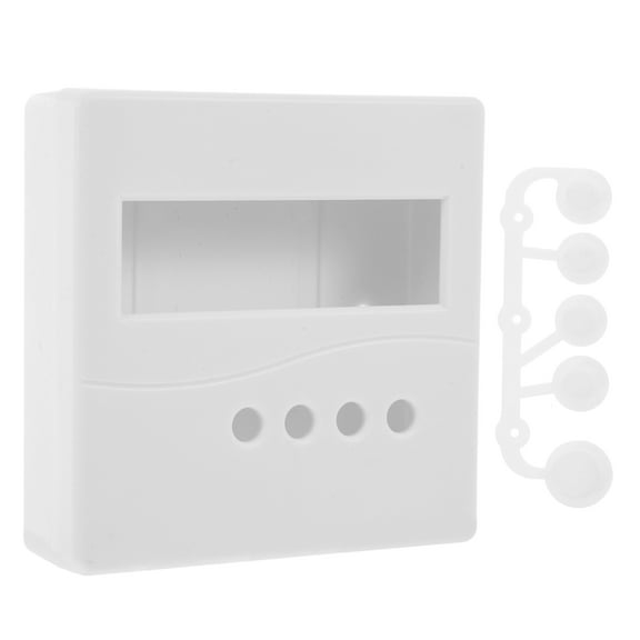 OUNONA 1 Set of Temperature Controller Indicator Box Electric Thermostat Controller Plastic Box Digital Temperature Controller Box Exhaust Fan Thermostat Box Temperature Controller Indicator Case