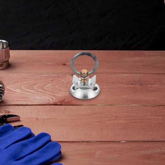 OUNONA 1 Set Tie Down Anchor Point Kit with Quick Release and Bolt On Round Anchors for Car Trunk Cargo Security