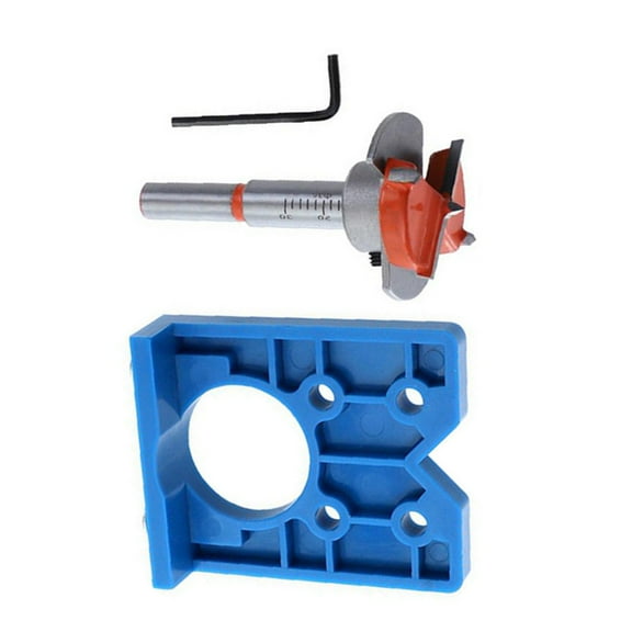 OUNONA 1 Set Useful Hinge Drilling 35mm Woodworking Drill Bit Precision Punch Tools