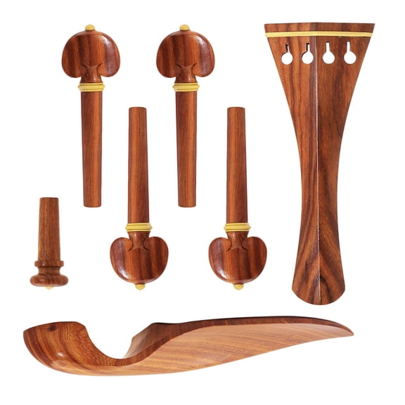 OUNONA Violins Fittings Wood 1 Set