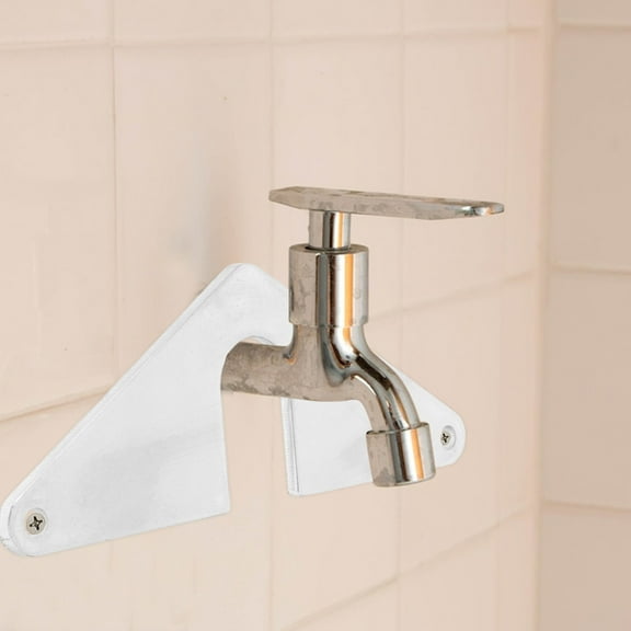 OUNONA 1 Set Wall Mounted Fixture Mounting Bracket Rv Faucet Installation Mounting Plate Simple Setup Long Lasting Metal For Motorhome Camper Indoor