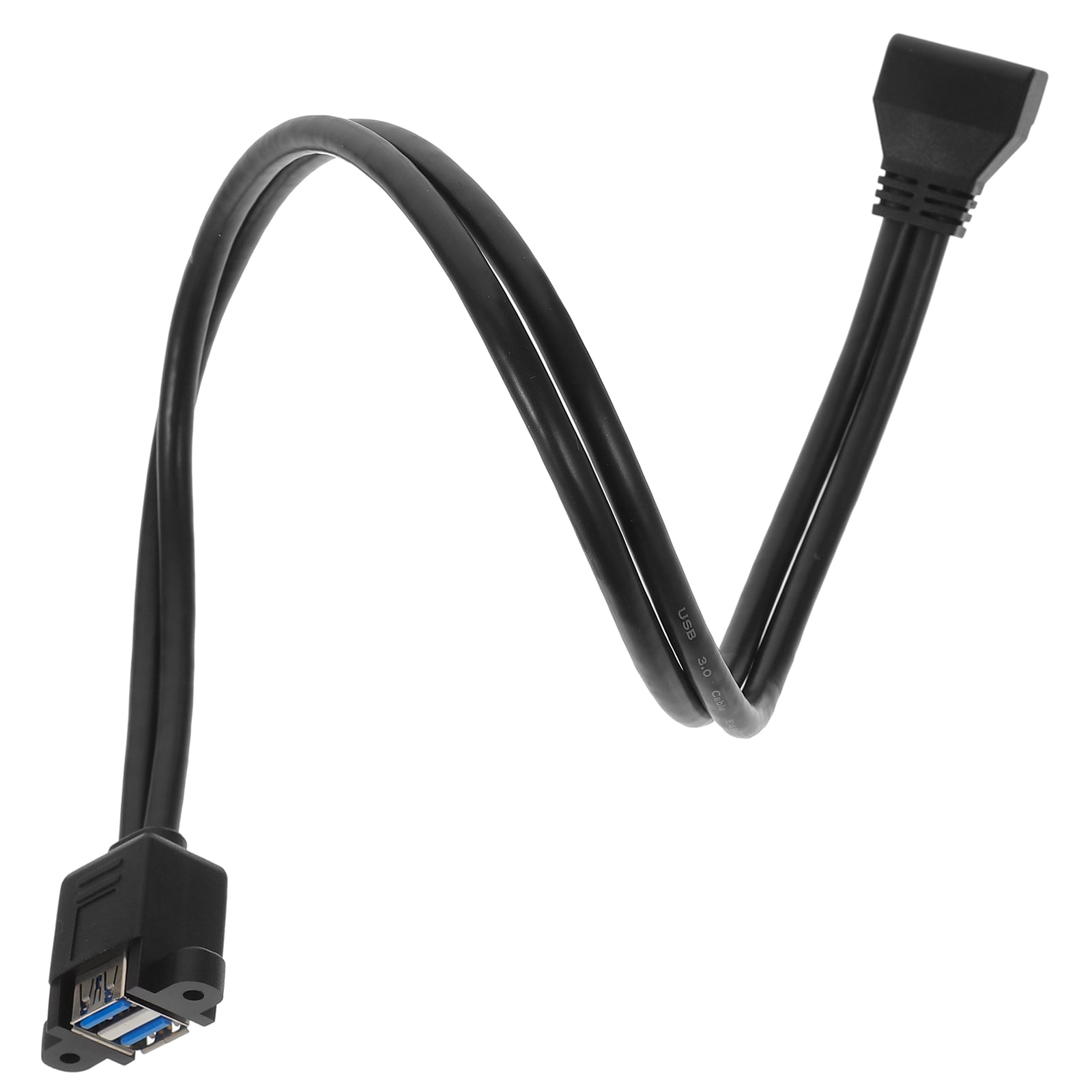 OUNONA 1 Set of Dual Ports Extension Cable 19pin Header Cable Panel ...