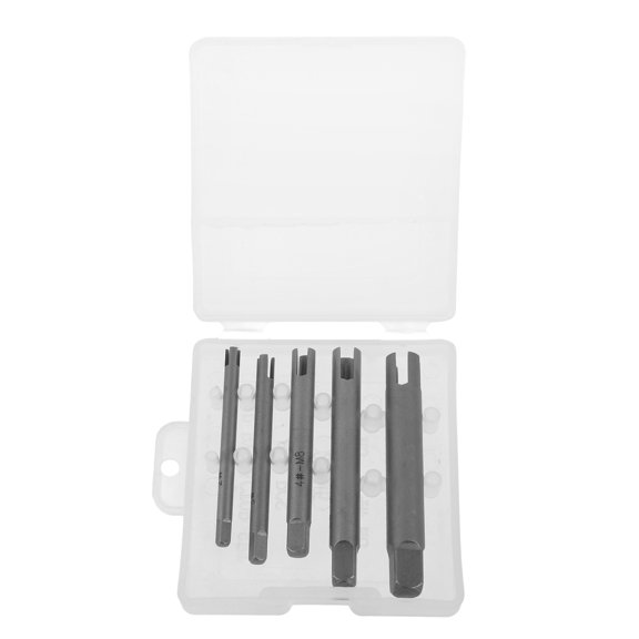 OUNONA 1 Set Stripped Screw Extractors Broken Screw Remover Damaged Screw Extractor Tool Kit for Easy Removal
